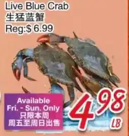Foody Mart Live Blue Crab offer