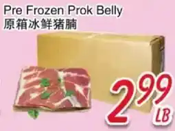 Foody Mart Pre Frozen Prok Belly offer
