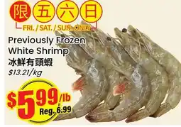 Btrust Supermarket Previously Frozen White Shrimp offer