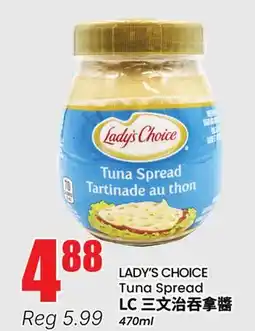 Btrust Supermarket LADY'S CHOICE Tuna Spread offer