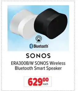 2001 Audio Video ERA300B/W SONOS Wireless Bluetooth Smart Speaker offer