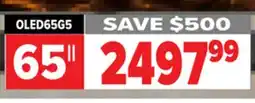 2001 Audio Video OLED65G5 LG 65 OLED evo Al G5 4K Smart TV 2025 offer