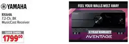 2001 Audio Video RXA4A YAMAHA 7.2-Ch. 8K MusicCast Receiver offer
