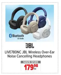 2001 Audio Video LIVE780NC JBL Wireless Over-Ear Noise Cancelling Headphones offer