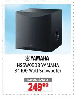 2001 Audio Video NSSW050B YAMAHA 8 100 Watt Subwoofer offer