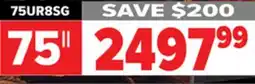 2001 Audio Video 75UR8SG 75 RGB MiniLED offer