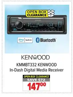 2001 Audio Video KMMBT332 KENWOOD In-Dash Digital Media Receiver offer