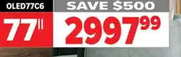 2001 Audio Video OLED77C6 LG 77 OLED 4K ALPHA 9 HDR PANEL offer