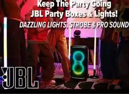 2001 Audio Video PARTYBOX130 JBL Party Boxes & Lights! offer