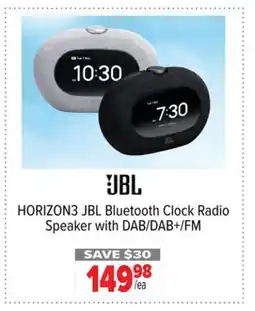 2001 Audio Video HORIZON3 JBL Bluetooth Clock Radio Speaker with DAB/DAB+/FM offer