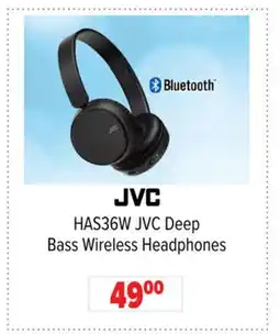 2001 Audio Video HAS36W JVC Deep Bass Wireless Headphones offer