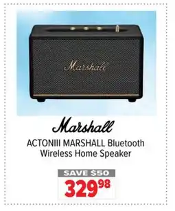 2001 Audio Video ACTONIII MARSHALL Bluetooth Wireless Home Speaker offer