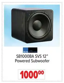 2001 Audio Video SB1000BA SVS 12 Powered Subwoofer offer