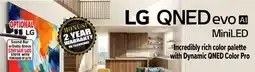 2001 Audio Video 55QNED82B LG QNED evo AI MiniLED offer