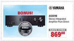 2001 Audio Video YAMAHA AS501B Stereo Integrated Amplifier Pure Direct offer