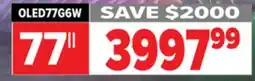 2001 Audio Video OLED77G6W LG OLED evo OLED evo AI G6 4K Smart TV 2026 offer