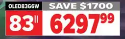 2001 Audio Video OLED83G6W 83 OLED ALP11 GALLERY 4K WALL offer