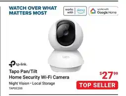 Visions Electronics Tp-Link Tapo Pan/Tilt Home Security Wi-Fi Camera offer