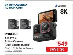 Visions Electronics Insta360 Ace Pro 2 Action Camera (Dual Battery Bundle) offer