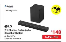 Visions Electronics LG 2.1-Channel Dolby Audio Soundbar System offer