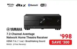 Visions Electronics YAMAHA 7.2-Channel Aventage Network Home Theatre Receiver offer