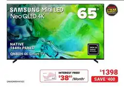 Visions Electronics SAMSUNG Mini LED Neo QLED 4K 4K Smart TV offer