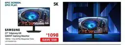 Visions Electronics SAMSUNG 27 Odyssey G8 GP90B-DE10X Monitor offer