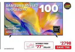 Visions Electronics SAMSUNG Mini LED Neo QLED 4K 100 offer