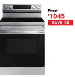 Visions Electronics Samsung 6.3 cu. ft. Freestanding Electric Range offer