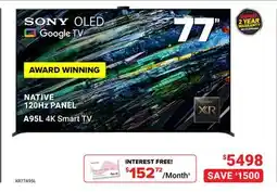 Visions Electronics SONY OLED Google TV offer