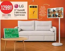 The Brick LG 27 StanbyME 2 QHD Portable Touch Screen offer