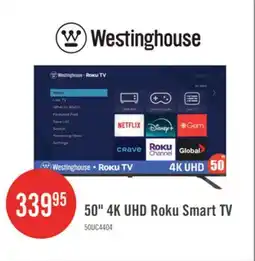 The Brick 50 4K UHD Roku Smart TV offer