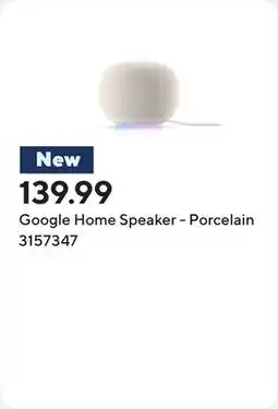 Staples Google Home Speaker - Porcelain offer