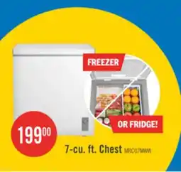 The Brick Midea 7 Cu. Ft. Convertible Chest Refrigerator-Freezer - MRC07M4CWW offer