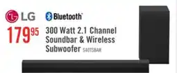 The Brick LG 2.1 CH Bluetooth Dolby Digital Soundbar with Wireless Subwoofer (S40T.DCANLLK) offer