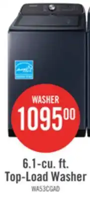 The Brick Samsung 6.1 Cu. Ft. Top-Load Washer - Navy - WA53CG7155ADA4 offer