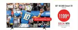 The Brick TCL 85 S551G LED 4K UHD Smart Google TV (85S551G-CA) offer