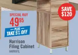 The Brick Harrison 15.75 2-Drawer Filing Cabinet - Kiln Acacia offer