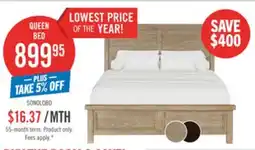 The Brick QUEEN BED offer