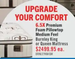 The Brick Stearns & Foster Burnley Luxury Pillowtop Medium King Mattress offer