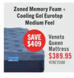 The Brick Springwall Veneto Eurotop Medium Queen Mattress offer