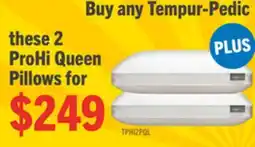 The Brick TEMPUR Align ProHi Queen Pillow - Side Sleeper offer