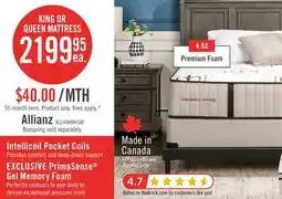 The Brick Stearns & Foster Allianz Luxury Tight Top Firm King Mattress offer