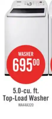 The Brick Samsung 5.1 Cu. Ft. Top-Load Washer - White - WA44A3205AW/A4 offer