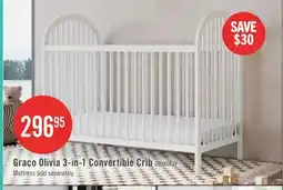 The Brick Graco Olivia 3-In-1 Convertible Crib - White offer