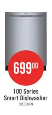 The Brick Bosch 100 Series Smart Dishwasher with PrecisionWash and PureDry - SHE3AEM5N offer