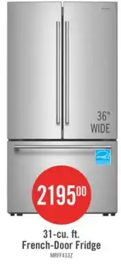 The Brick Maytag 36 31 Cu. Ft. French Door Refrigerator - Stainless Steel - MRFF4336TZ offer