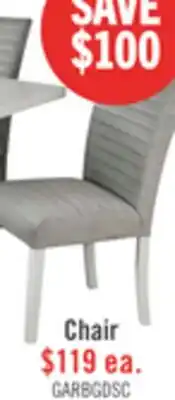 The Brick Garbo Dining Chair with Velvet Fabric, Wood - Grey offer