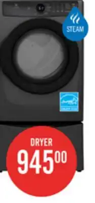 The Brick Electrolux 8 Cu. Ft. Electric Dryer - Titanium - Stackable - ELFE743CAT offer