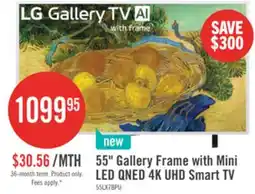 The Brick LG 55 LX7 Gallery Frame with Mini-LED QNED 4K UHD Smart TV (55LX7BPUA.ACCQ) – 2026 Model offer